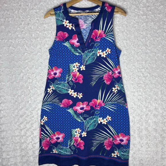Tommy Bahama Tuscan Trellis Tropical Vacation Boho Shift Dress Size S/P - Picture 1 of 5